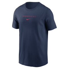 MLB Minnesota Twins Nike Large Logo Back Stack T-Shirt