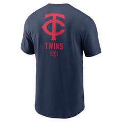 MLB Minnesota Twins Nike Large Logo Back Stack T-Shirt
