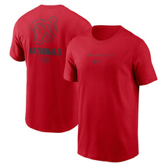 MLB Washington Nationals Nike Large Logo Back Stack T-Shirt