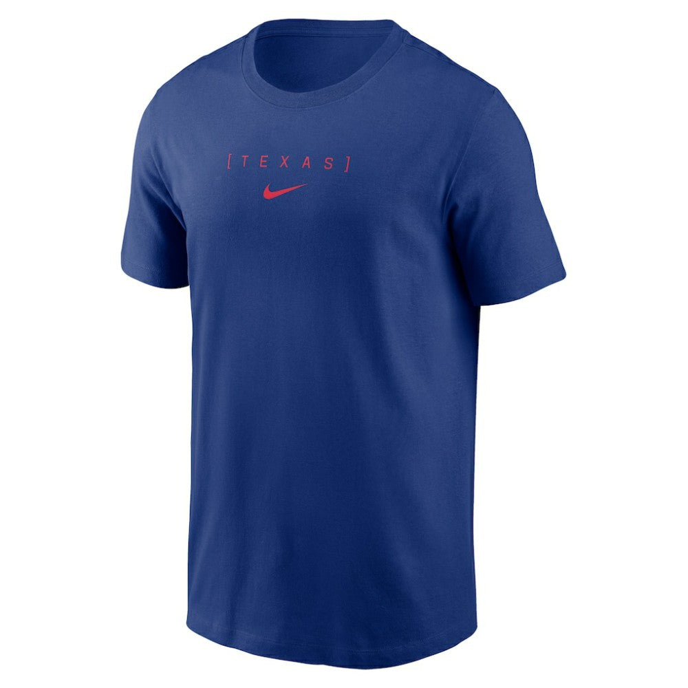 MLB Texas Rangers Nike Large Logo Back Stack T-Shirt