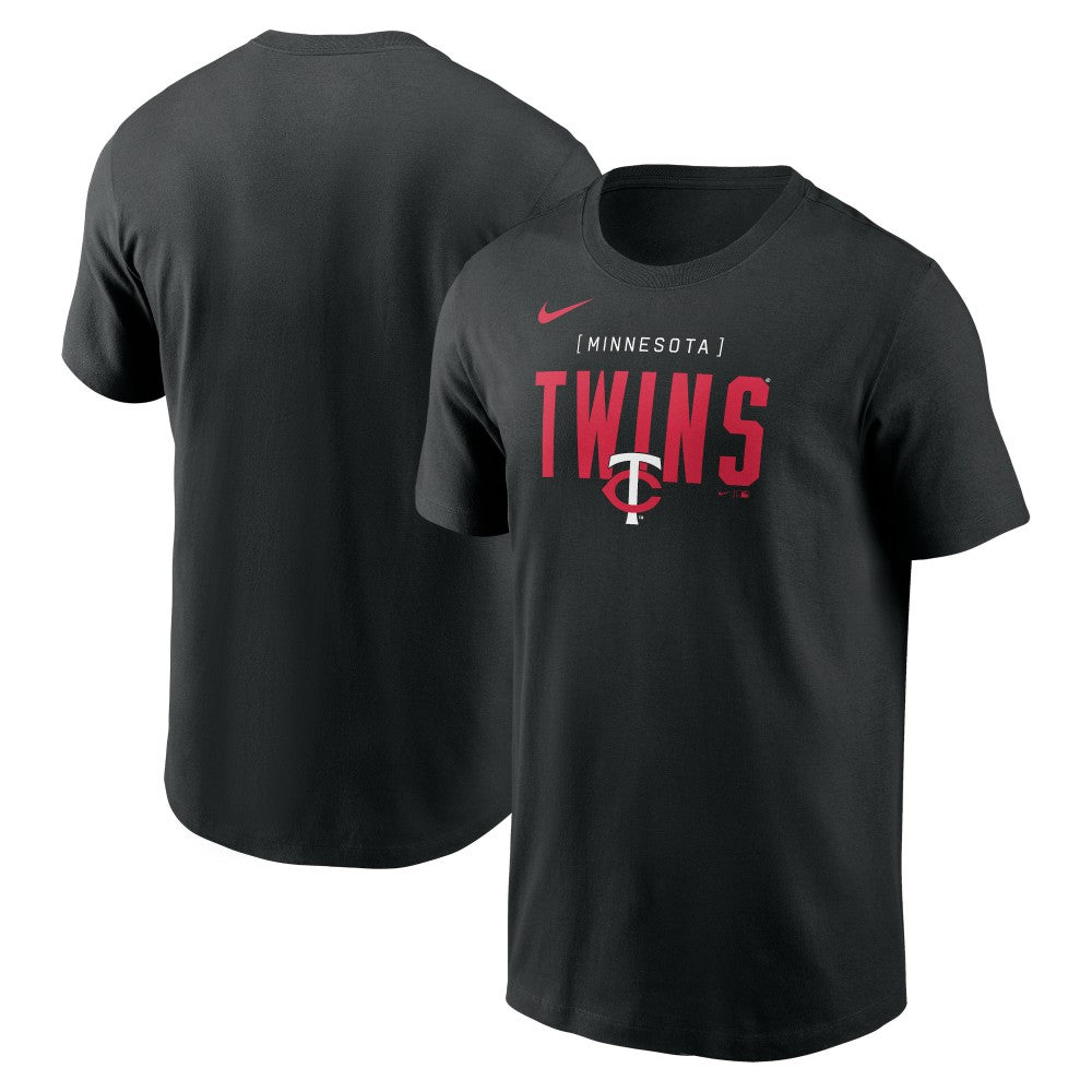 MLB Minnesota Twins Nike Home Team Bracket Stack T-Shirt