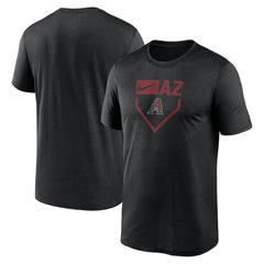 MLB Arizona Diamondbacks Nike Home Plate Icon Legend Performance T-Shirt