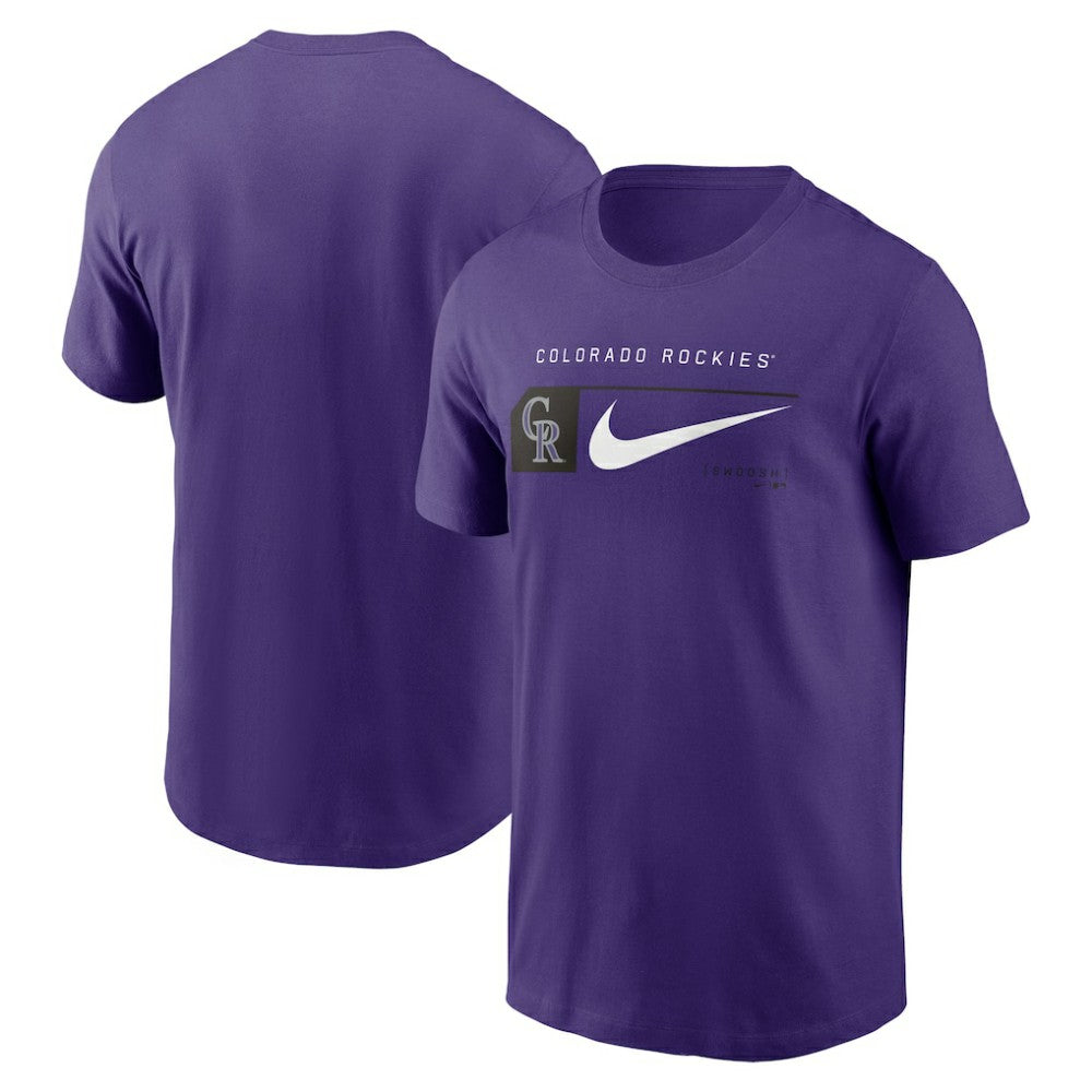 MLB Colorado Rockies Nike Team Swoosh Lockup T-Shirt