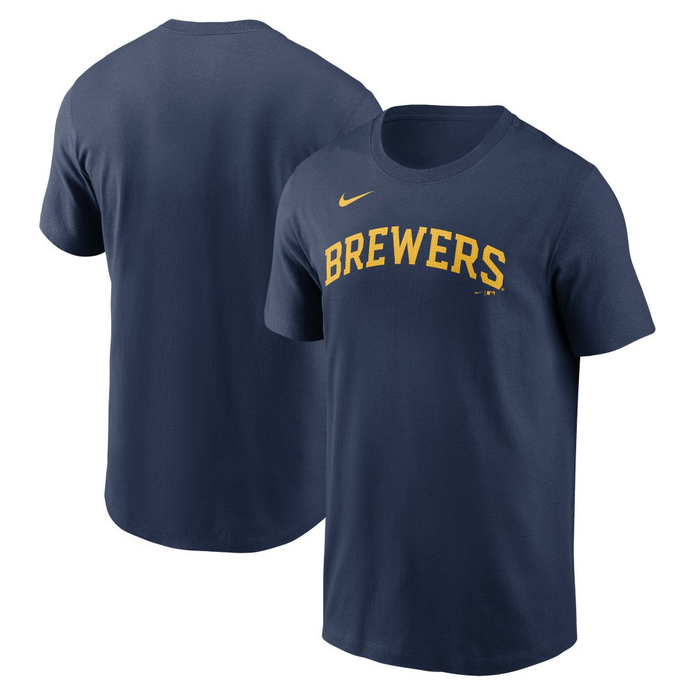 MLB Milwaukee Brewers Nike Fuse Wordmark T-Shirt