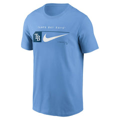 MLB Tampa Bay Rays Nike Team Swoosh Lockup T-Shirt