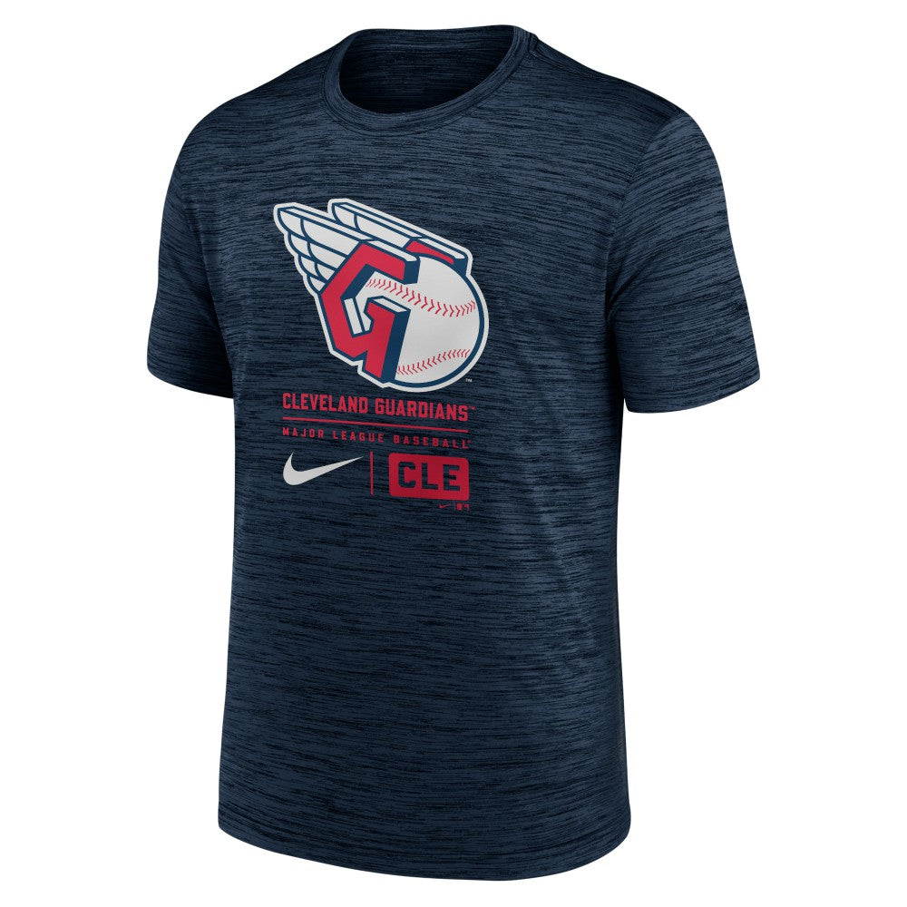 MLB Cleveland Guardians Nike Large Logo Velocity T-Shirt