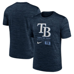 MLB Tampa Bay Rays Nike Large Logo Velocity T-Shirt