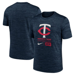 MLB Minnesota Twins Nike Large Logo Velocity T-Shirt