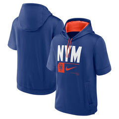 MLB New York Mets Nike Tri Code Lockup Short Sleeve Pullover Hoodie