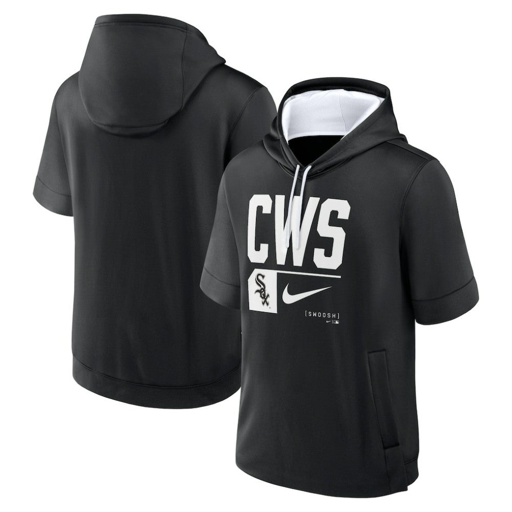 MLB Chicago White Sox Nike Tri Code Lockup Short Sleeve Pullover Hoodie