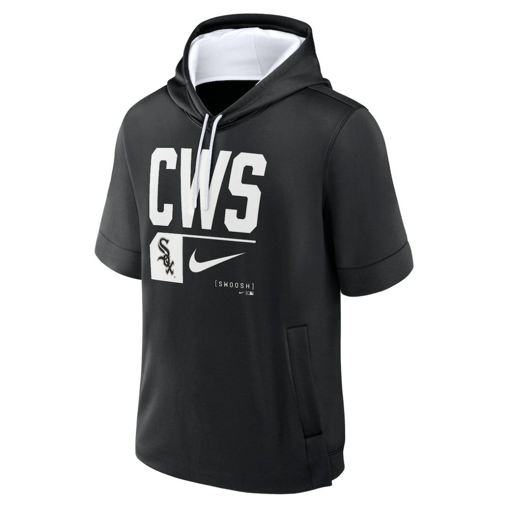 MLB Chicago White Sox Nike Tri Code Lockup Short Sleeve Pullover Hoodie