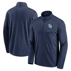 MLB Tampa Bay Rays Nike Franchise Logo Pacer Performance Half-Zip Top