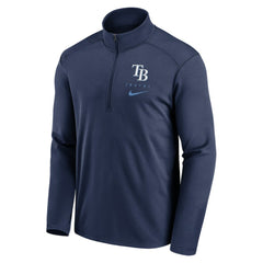 MLB Tampa Bay Rays Nike Franchise Logo Pacer Performance Half-Zip Top