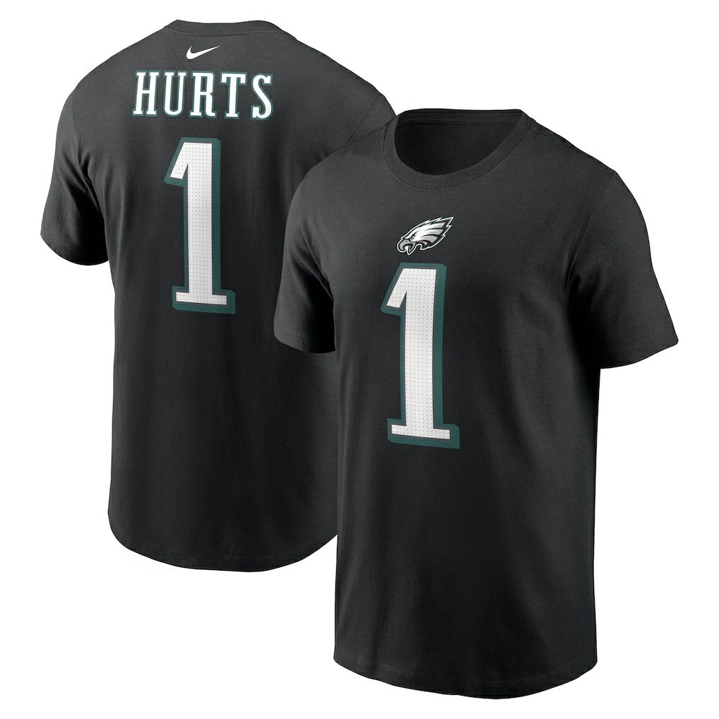 Jalen Hurts  Player Name & Number T-Shirt - Philadelphia Eagles
