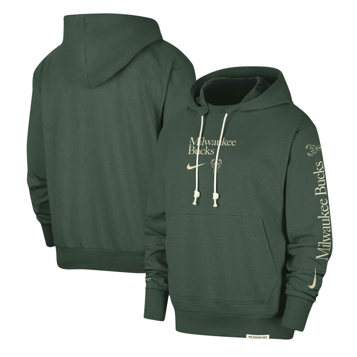 NBA Milwaukee Bucks Authentic Performance Pullover Hoodie