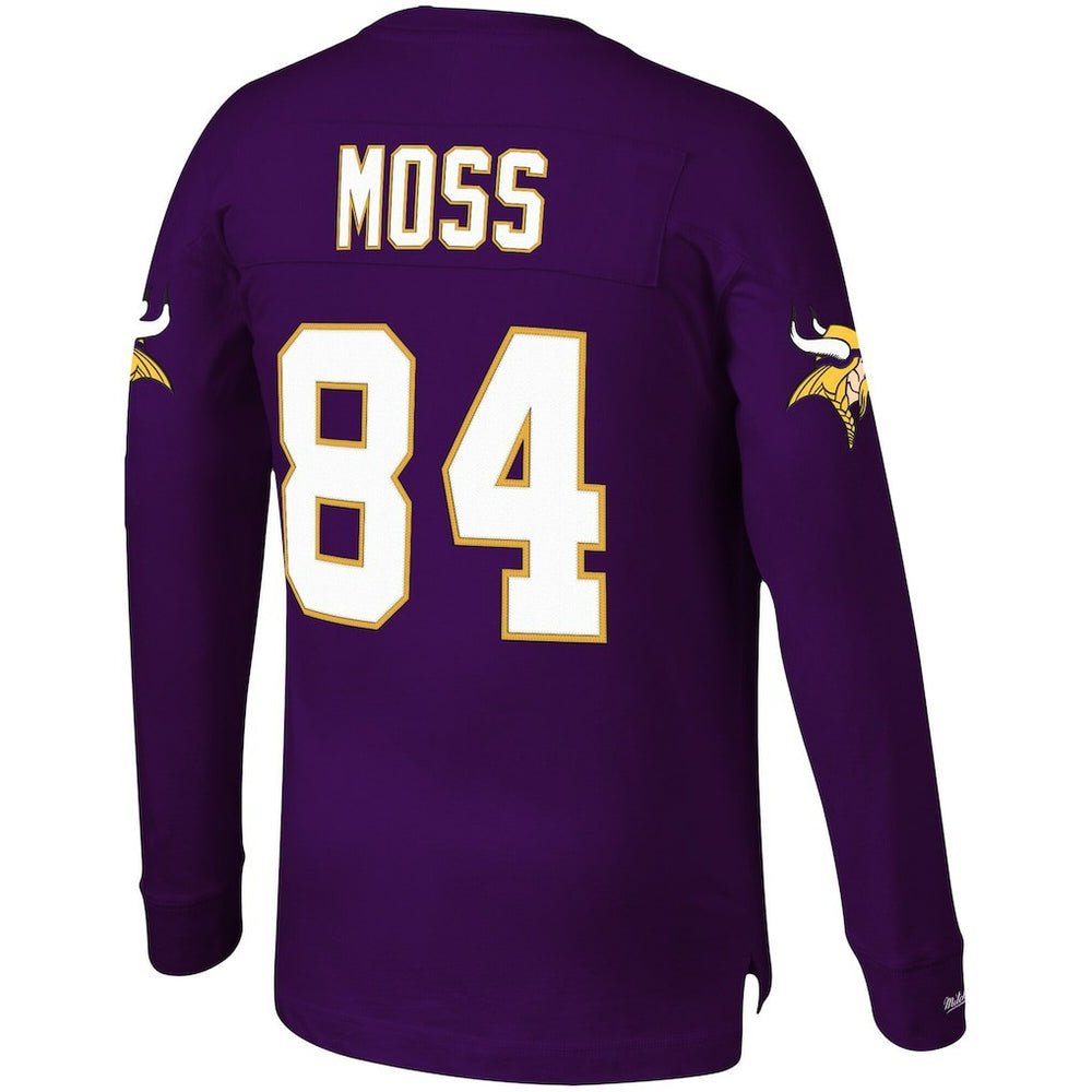 Randy Moss  Big & Tall Retired Player Name & Number Long Sleeve Top - Minnesota Vikings