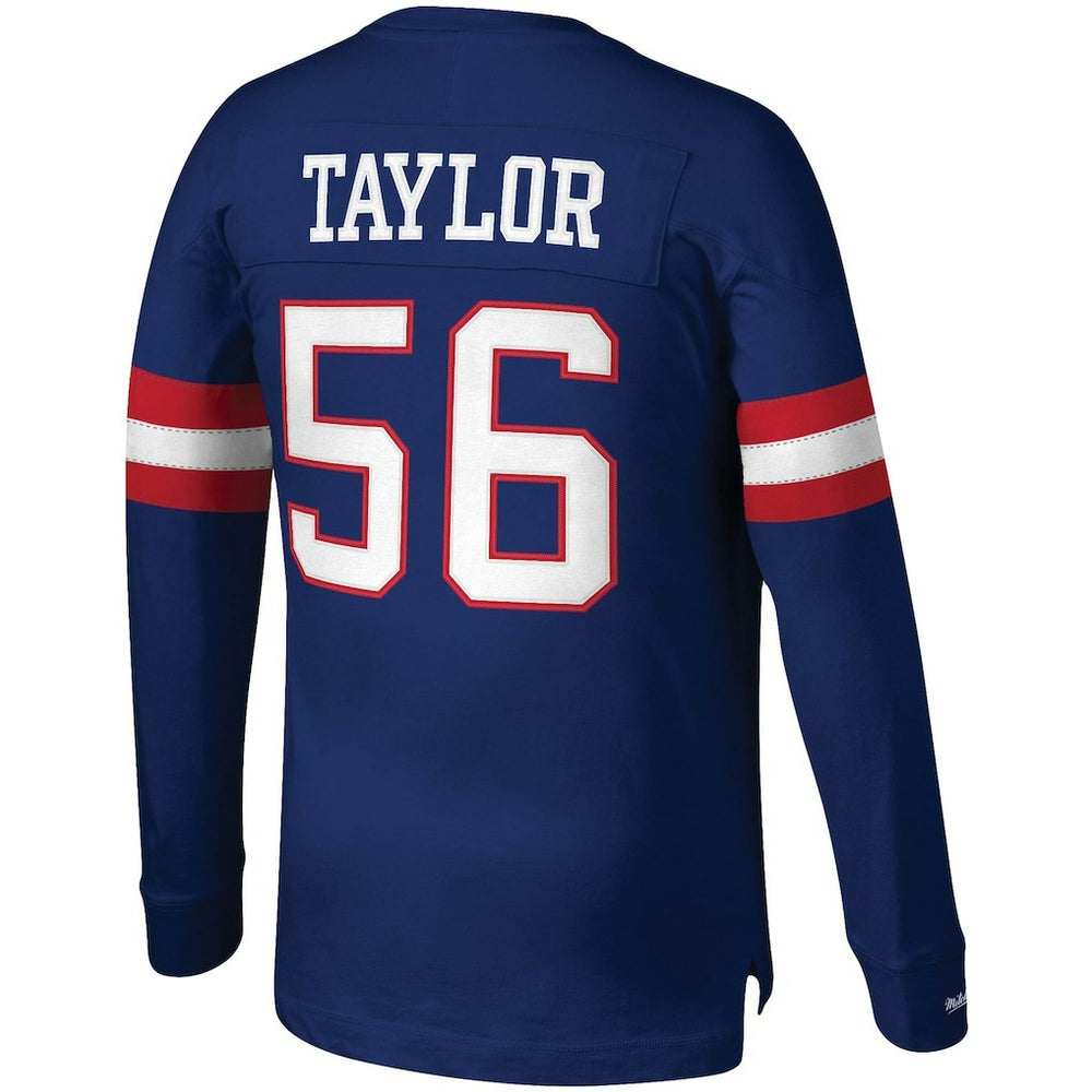 Lawrence Taylor  Big & Tall Cut & Sew Player Name & Number Long Sleeve T-Shirt - New York Giants