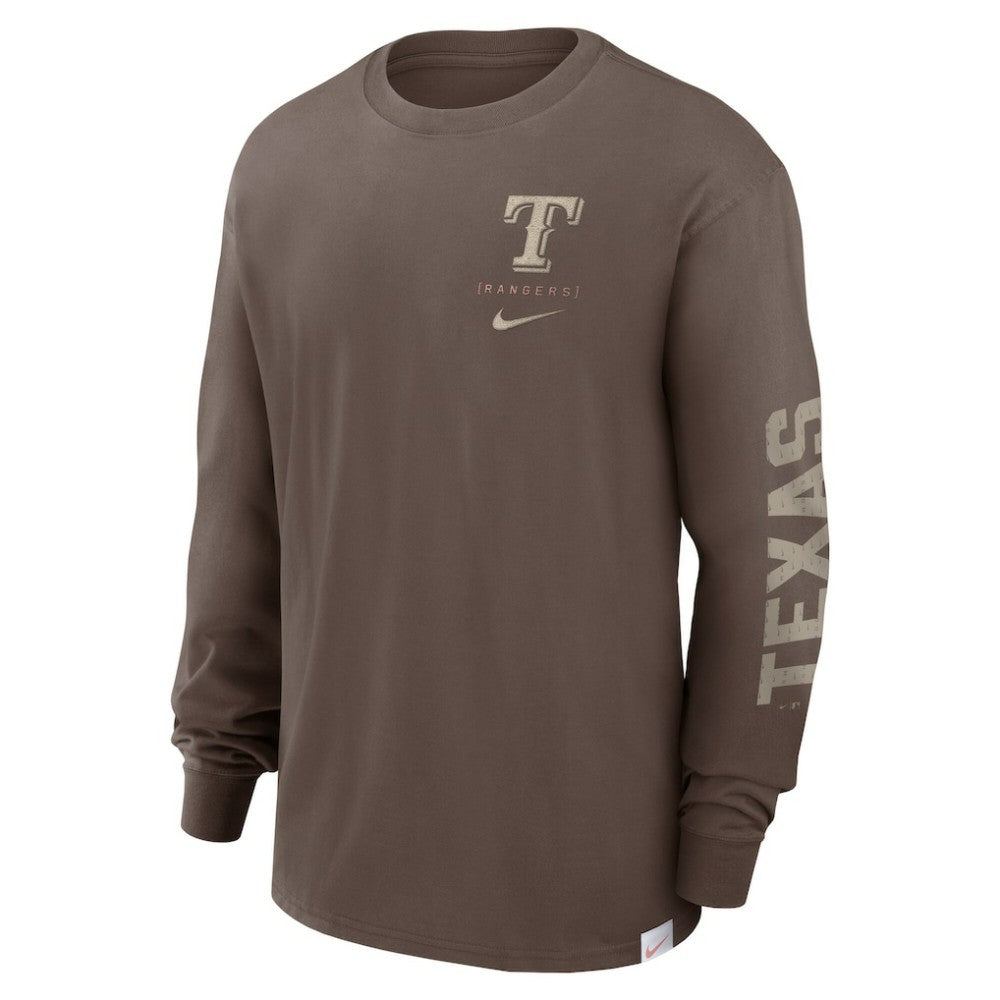 MLB Texas Rangers Nike Statement Max90 Long Sleeve T-Shirt