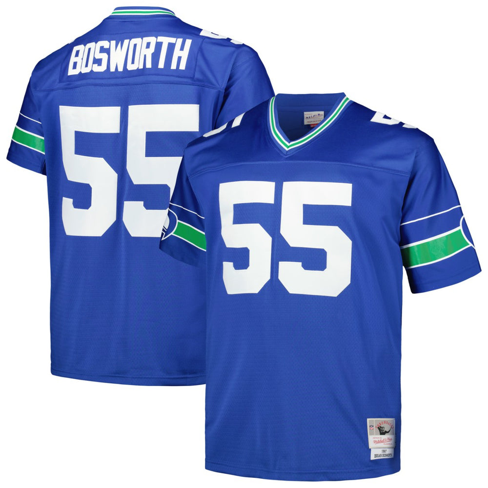 Brian Bosworth  Big & Tall 1987 Legacy Retired Player Jersey - Seattle Seahawks