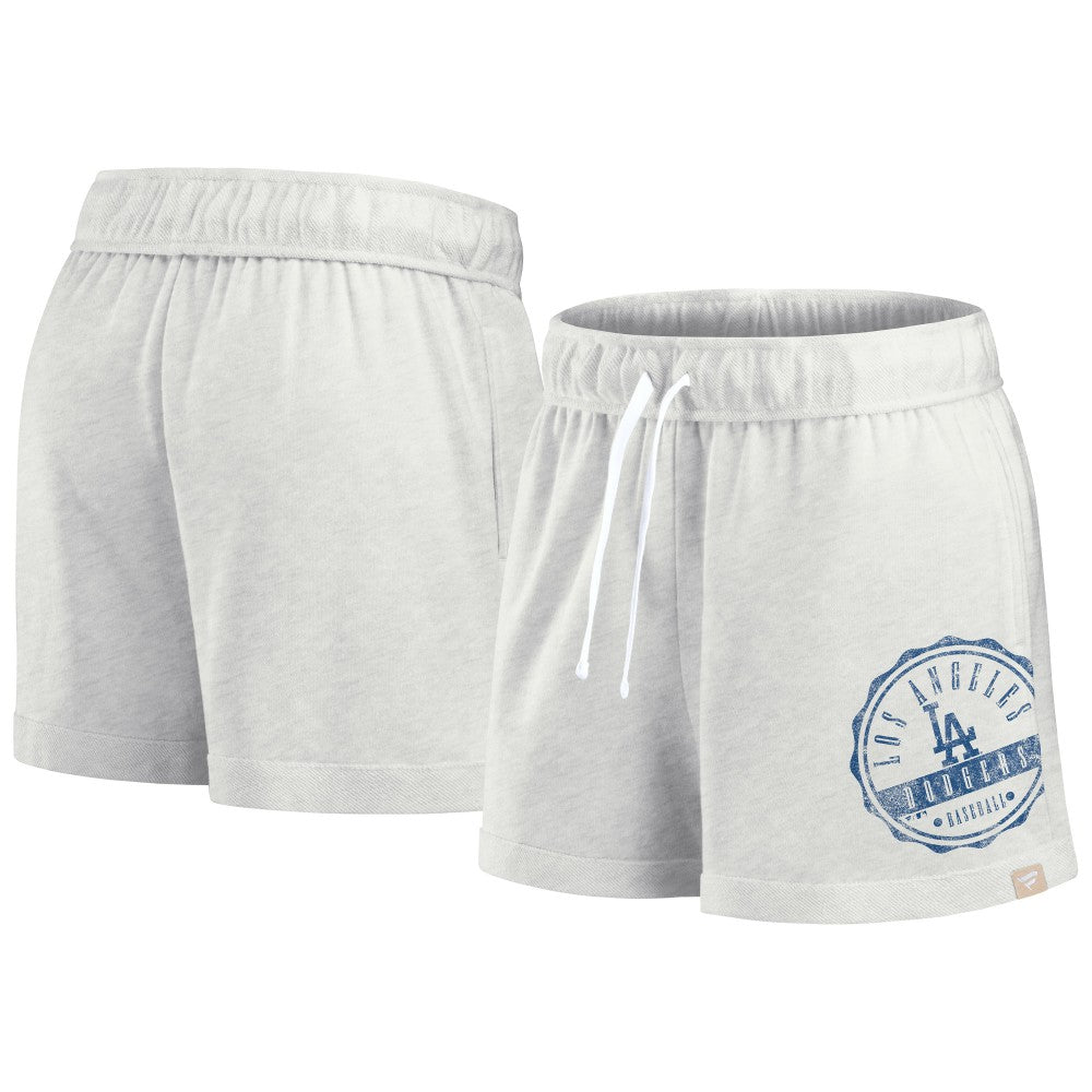 MLB Los Angeles Dodgers Fanatics Women's Oversized Badge Lounge Shorts