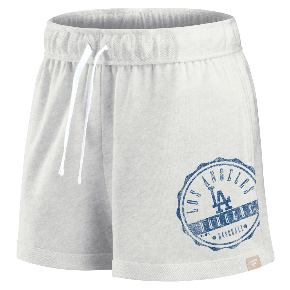 MLB Los Angeles Dodgers Fanatics Women's Oversized Badge Lounge Shorts