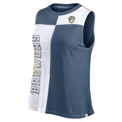 MLB Milwaukee Brewers Fanatics Women's Color-Block Tank Top