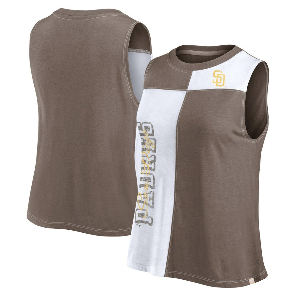 MLB San Diego Padres Fanatics Women's Color-Block Tank Top