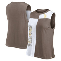 MLB San Diego Padres Fanatics Women's Color-Block Tank Top