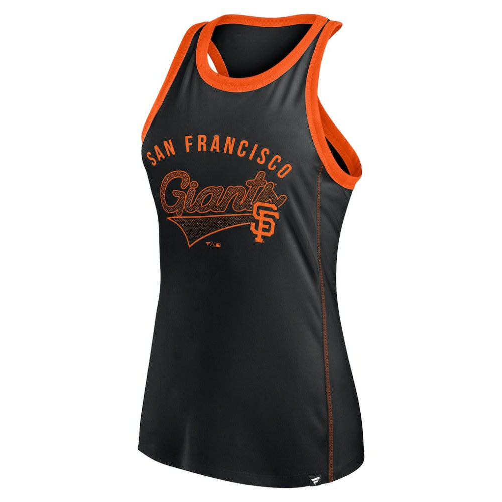 MLB San Francisco Giants Fanatics Women's Tailsweep Fashion Racerback Rhinestone Tank Top