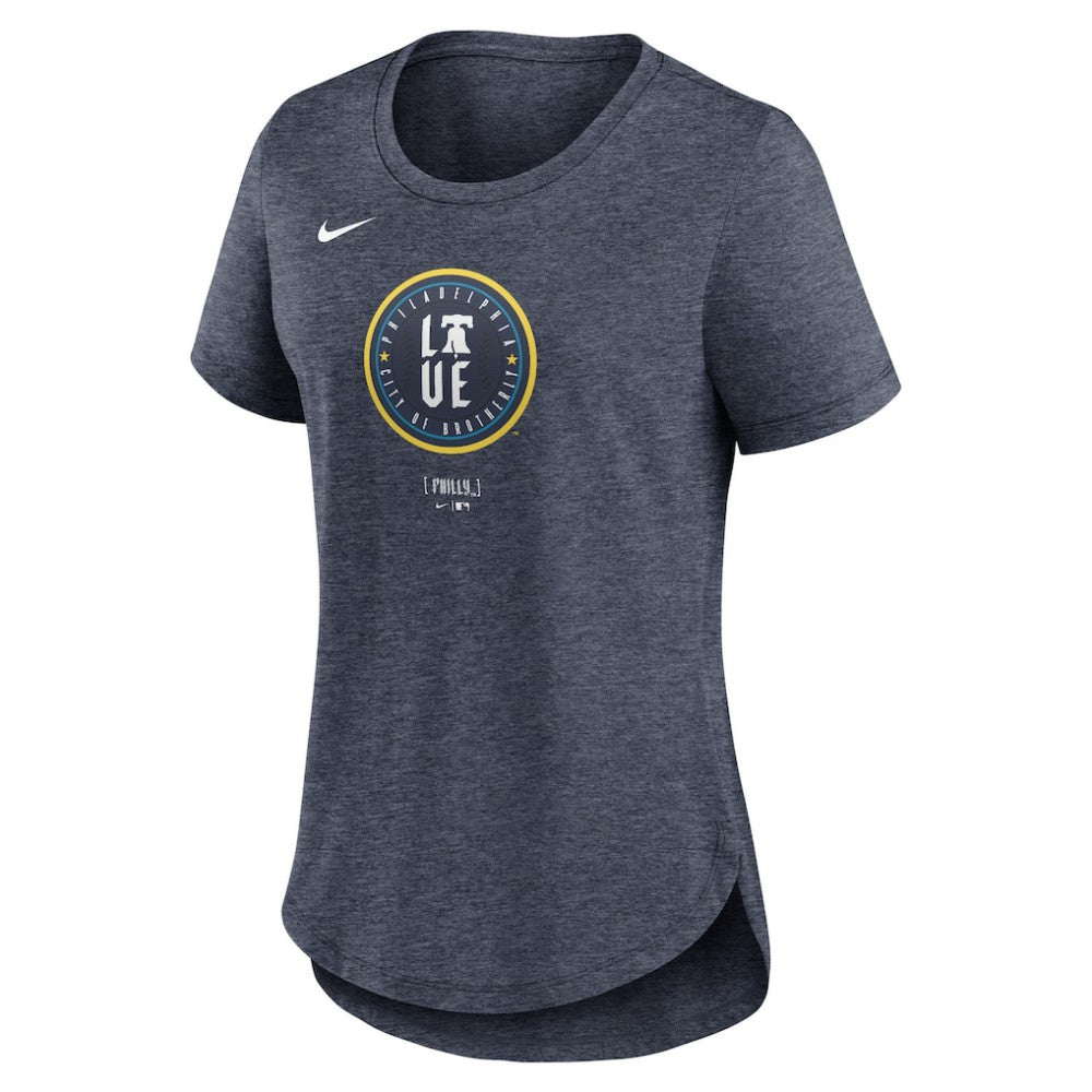MLB Philadelphia Phillies Nike Women's 2024 City Connect Tri-Blend T-Shirt