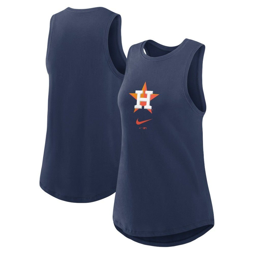 MLB Houston Astros Nike Women's Legacy Icon High Neck Dri-FIT Tank Top