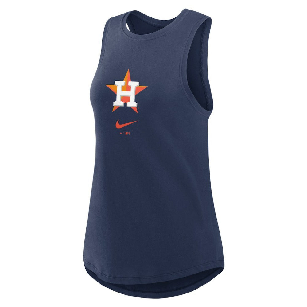 MLB Houston Astros Nike Women's Legacy Icon High Neck Dri-FIT Tank Top