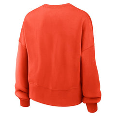MLB Houston Astros Nike Women's Oversized Cropped Pullover Sweatshirt