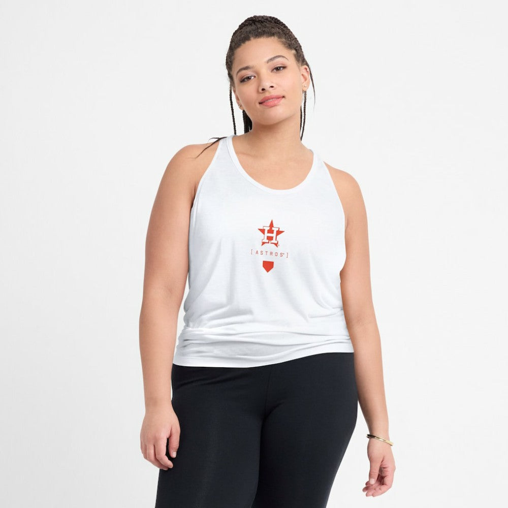 MLB Houston Astros Nike Women's Open-Back Crisscross Dri-FIT Tank Top