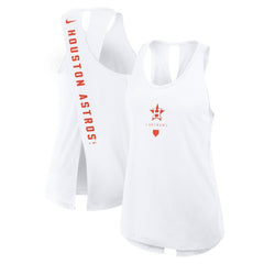 MLB Houston Astros Nike Women's Open-Back Crisscross Dri-FIT Tank Top