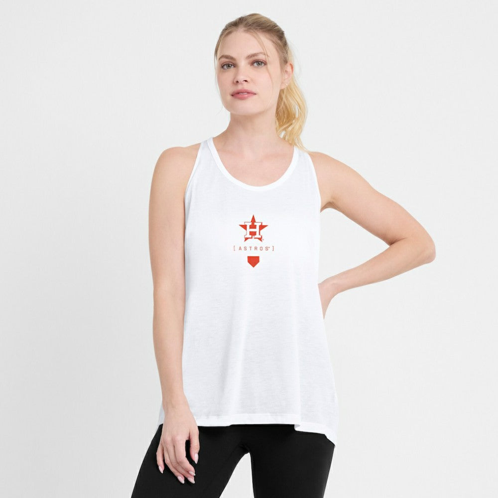 MLB Houston Astros Nike Women's Open-Back Crisscross Dri-FIT Tank Top