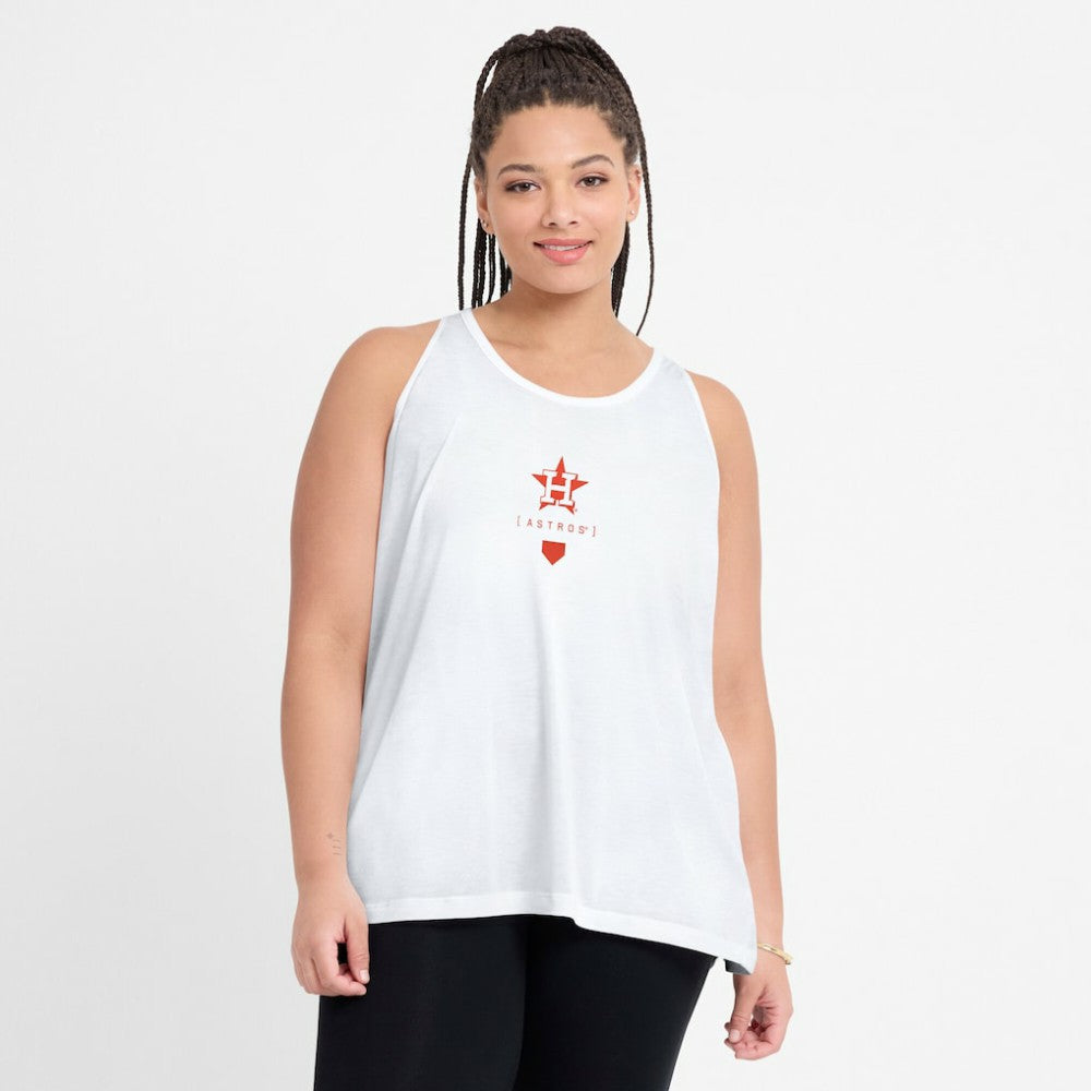 MLB Houston Astros Nike Women's Open-Back Crisscross Dri-FIT Tank Top