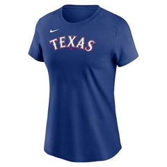 MLB Texas Rangers Nike Women's Wordmark T-Shirt
