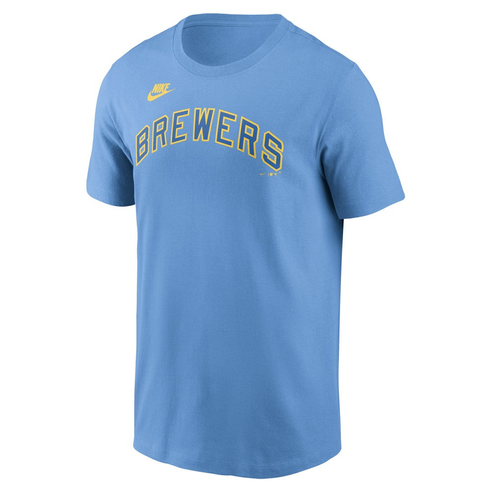 MLB Milwaukee Brewers Nike Cooperstown Collection Wordmark T-Shirt