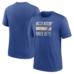 MLB Seattle Mariners Nike Cooperstown Collection Local Stack Tri-Blend T-Shirt