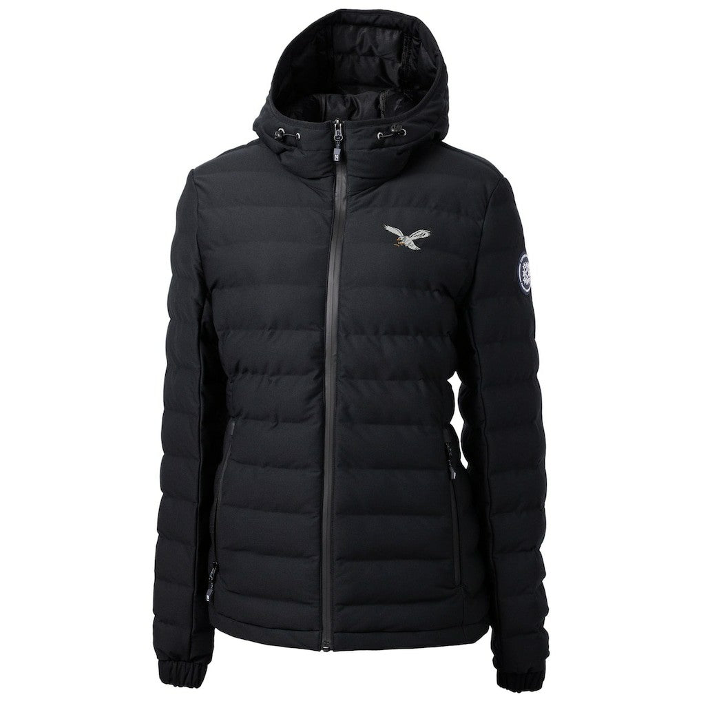 Cutter & Buck Women's Gridiron Classics Logo Mission Ridge Repreve Eco Insulated Full-Zip Puffer Jacket - Philadelphia Eagles