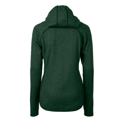 Cutter & Buck Women's Gridiron Classics Logo Mainsail Sweater-Knit Full-Zip Hoodie - Philadelphia Eagles