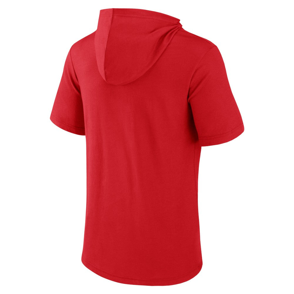 MLB Los Angeles Angels Fanatics Iconic Rebel Short Sleeve Hooded Top