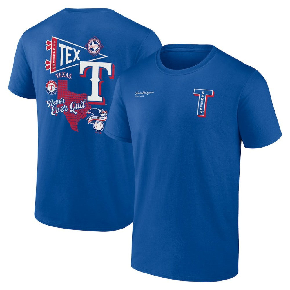 MLB Texas Rangers Fanatics Split Zone T-Shirt