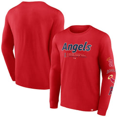 MLB Los Angeles Angels Fanatics Strike the Goal Long Sleeve T-Shirt