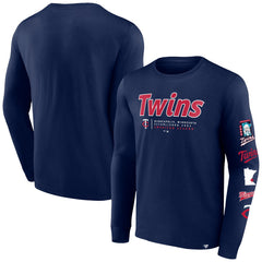 MLB Minnesota Twins Fanatics Strike the Goal Long Sleeve T-Shirt
