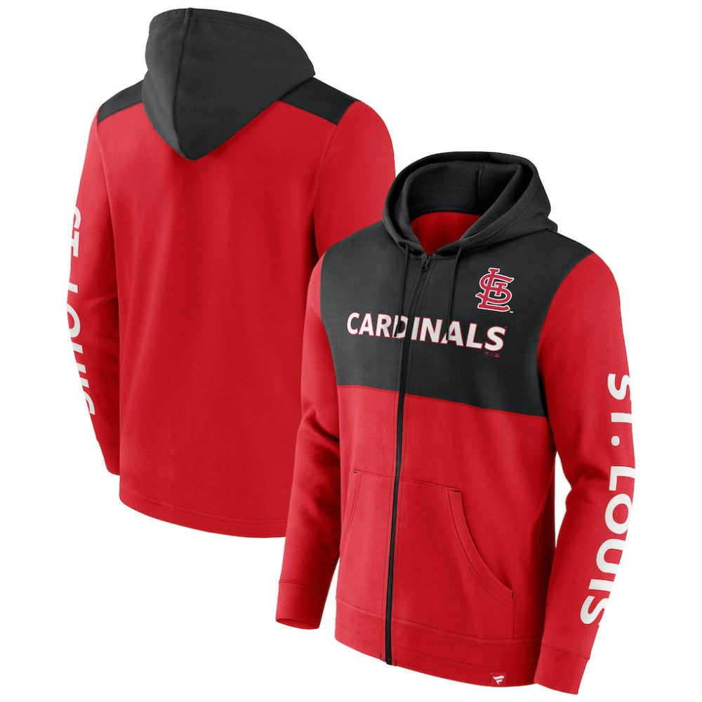 MLB St. Louis Cardinals Fanatics Ace Hoodie Full-Zip Sweatshirt