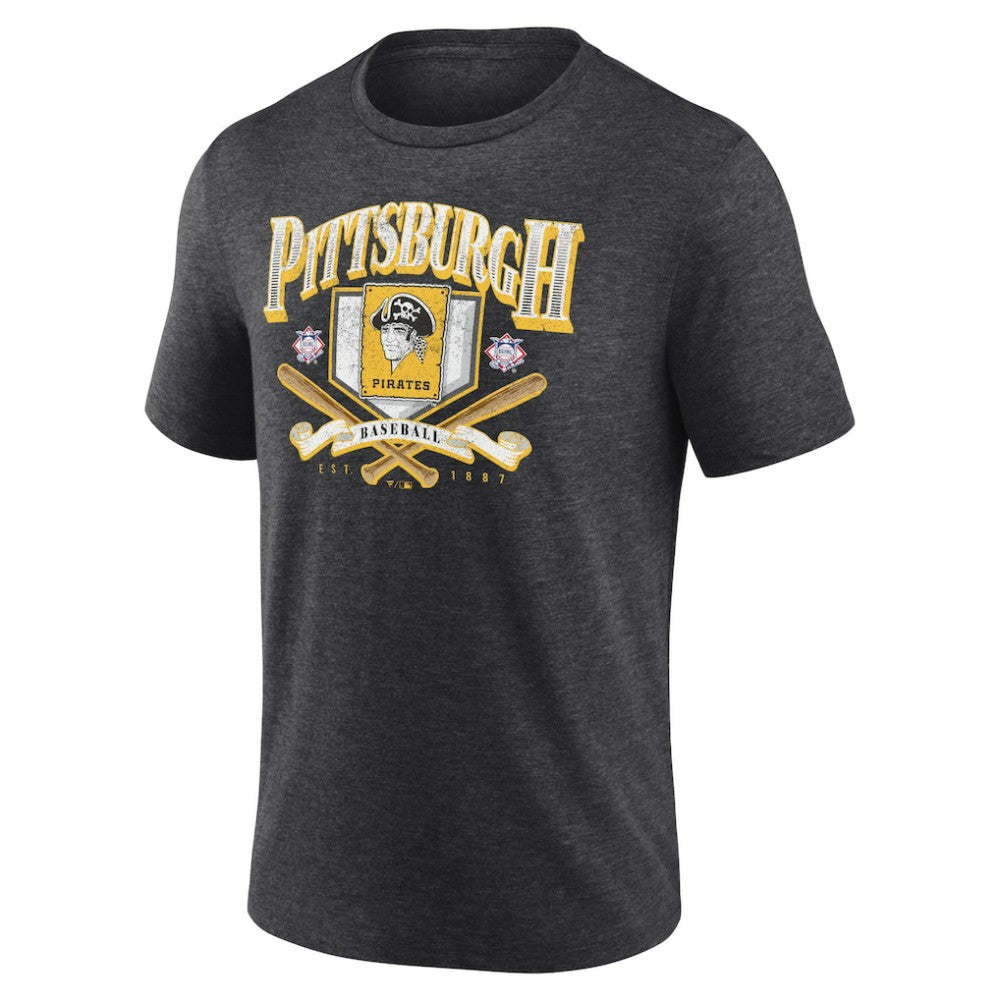 MLB Pittsburgh Pirates Fanatics Home Team Tri-Blend T-Shirt
