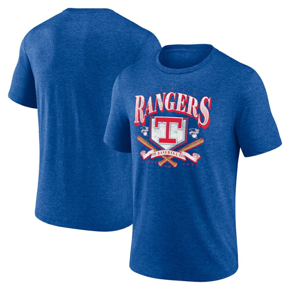 MLB Texas Rangers Fanatics Home Team Tri-Blend T-Shirt