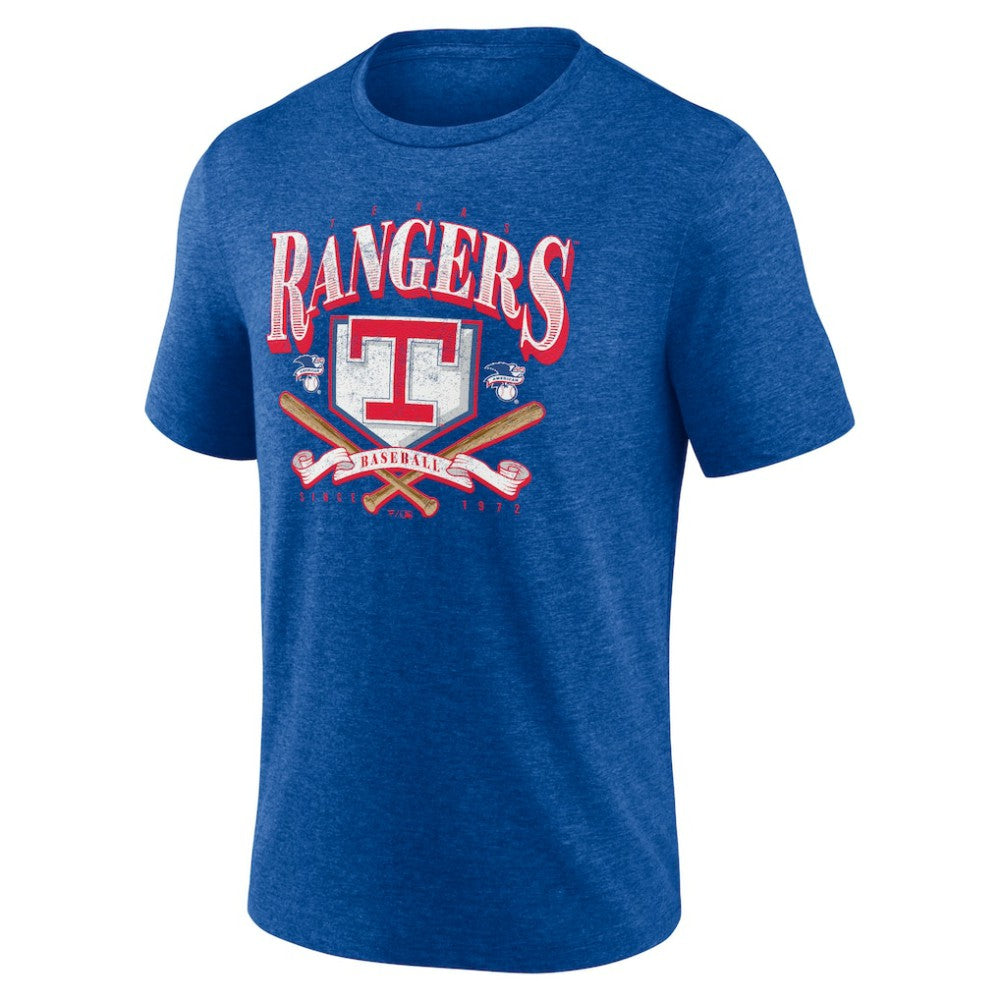 MLB Texas Rangers Fanatics Home Team Tri-Blend T-Shirt